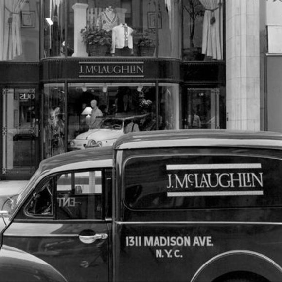 J. Mc Laughlin Ladies (2) Tone Trim, SuperFine 100's 2 ply Cotton Luxury Blouse/ - Picture 1 of 17